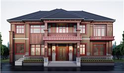 中式别墅建筑SU模型