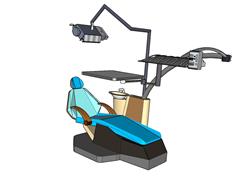 手术椅牙科椅SU模型