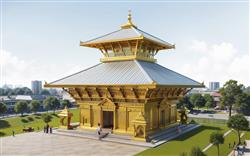 印度寺庙建筑SU模型