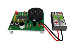 录音机电路板电池盒SU模型