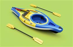 皮划艇划船SU模型
