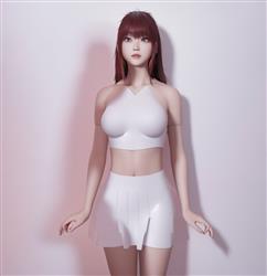 啦啦队美少女人物SKP模型(ID125879)