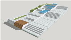景观台阶SU模型