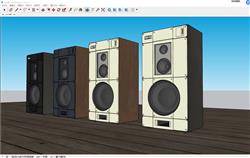 音响扬声器SU模型