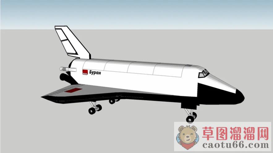 航天航空飞行器SU模型分享作者是【瓜皮正在输入...】