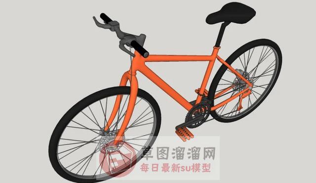自行车单车山地自行车SU模型分享作者是【凯歌】