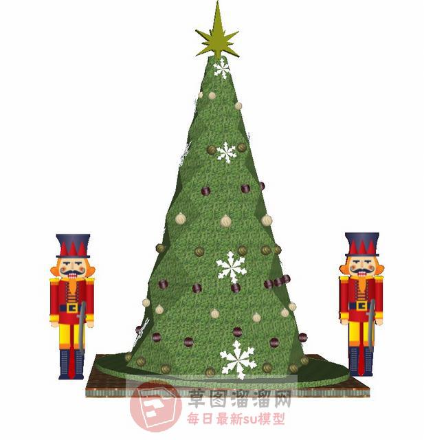 圣诞树装饰品SU模型分享作者是【lingxin220】