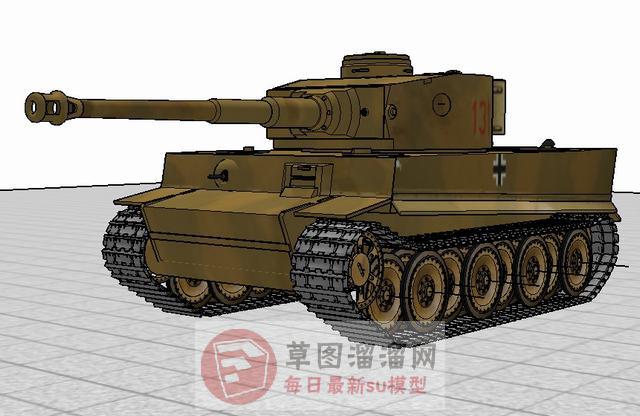 二战德国坦克SU模型分享作者是【阿呆】