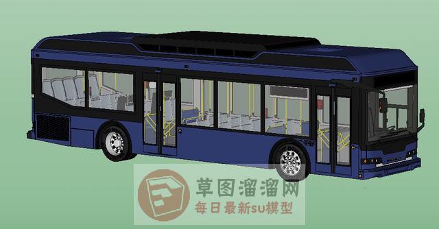 公交车巴士车汽车SU模型分享作者是【LT_晖】