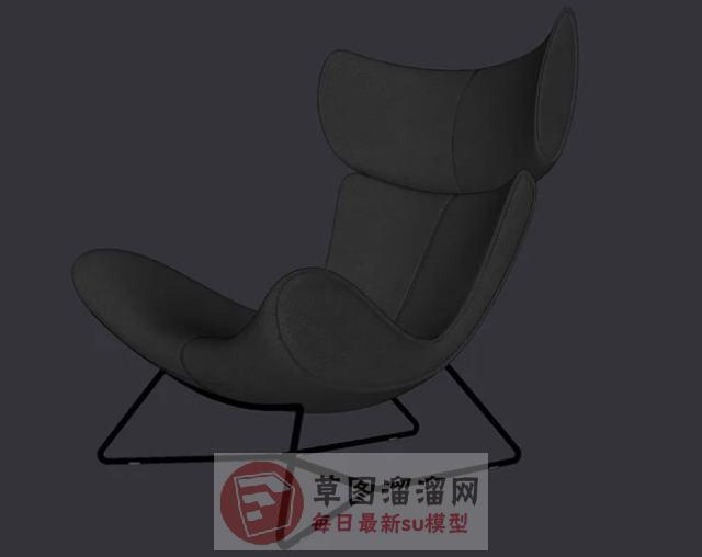 躺椅休闲椅椅子SU模型分享作者是【设计】
