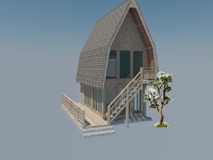木屋别墅SU模型