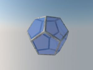 五角方玻璃球体SU模型