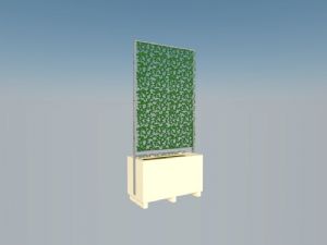 绿植墙种植箱SU模型
