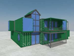 集装箱住宅建筑SU模型