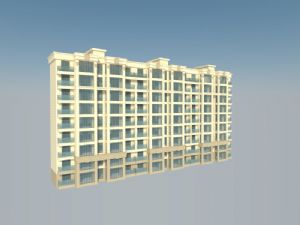 住宅小区建筑SU模型