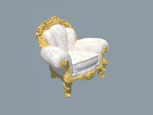 沙发扶手椅SU模型