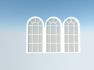 窗玻璃窗窗户SU模型