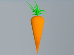 蔬菜胡萝卜红萝卜SU模型