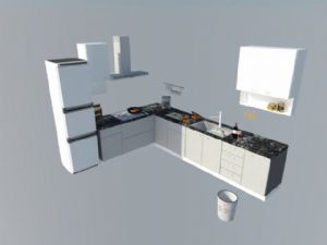 厨房SU模型