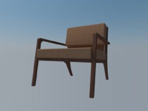扶手椅SU模型