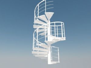 旋转梯楼梯SU模型