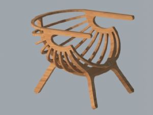 创意造型椅子SU模型