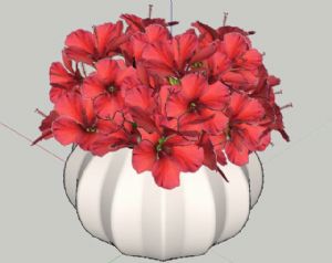 花盆花瓶装饰品SU模型