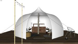 蒙古包帐篷SU模型