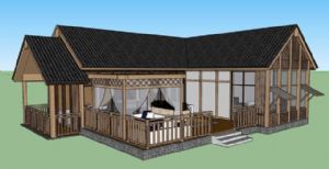 东南亚风格房屋SU模型