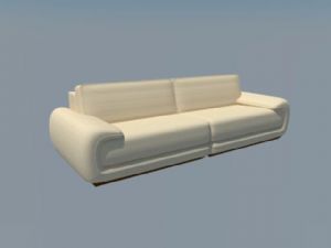 人造皮革沙发SU模型