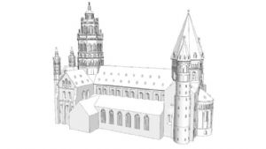 圣彼得教堂建SU模型