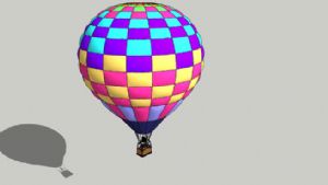 氢气球-热气SU模型