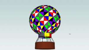 氢气球+热气SU模型