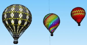 热气球+氢气SU模型