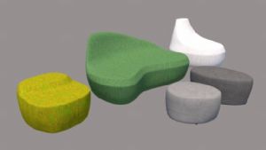 创意小沙发座椅SU免费模型下载