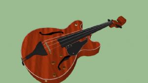 大提琴乐器草SU模型