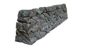 石材堆砌围墙SU模型