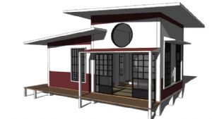 日式房屋住宅SU模型