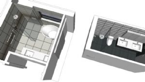 卫生间洗澡房SU模型