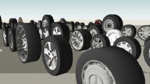 汽车轮胎集合SU模型