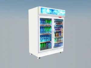 商店大冰箱冰SU模型
