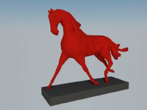 马雕塑工艺品SU模型