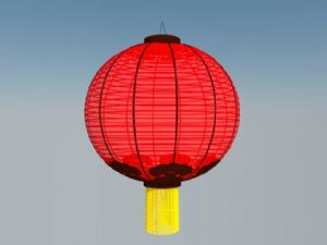 中式红灯笼SU模型