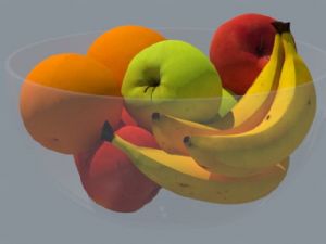 香蕉苹果橙子SU模型