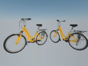 城市自行车单SU模型