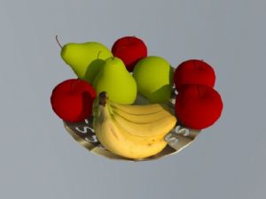 水果梨子苹果SU模型