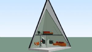 三角房屋住宅SU模型