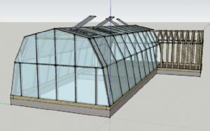 绿植房温室大SU模型