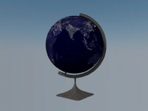 地球仪怎么做SU模型