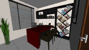 书房办公室sketchup免费模型下载